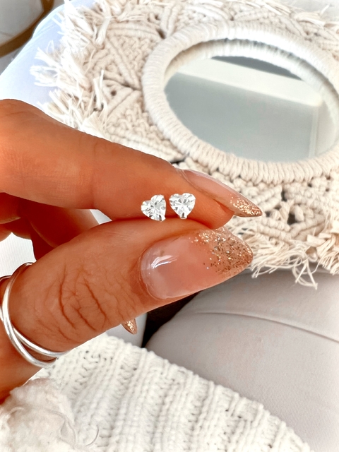 MINI CORAZÓN CUBIC 4MM - PL