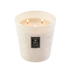 VELA SANTAL VANILLE VIDRIO GRANDE - SENTIDO