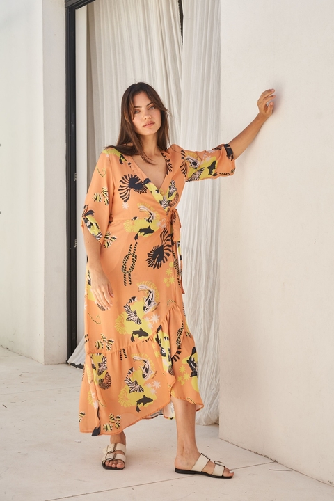 FERIA - VESTIDO BELLA - PECES LIMA (TALLE 2) - comprar online