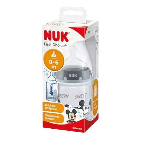 NUK MAMADERA FC+ CONTROL DE TEMPERATURA 150 ML 0-6 M MICKEY MOUSE 10743995B