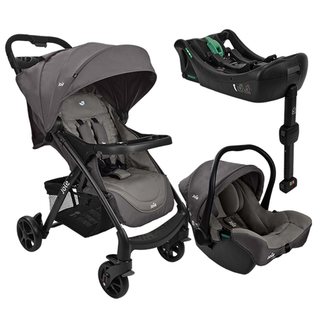 JOIE TRAVEL SYSTEM I-MUZE LX COBBLE STONE CARRIER I-JUVA CON BASE