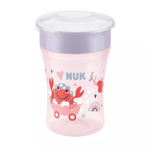 Imagen de NUK VASO EVOLUTION MAGIC CUP CANGREJO ROJO 10751461 X230ML +8M