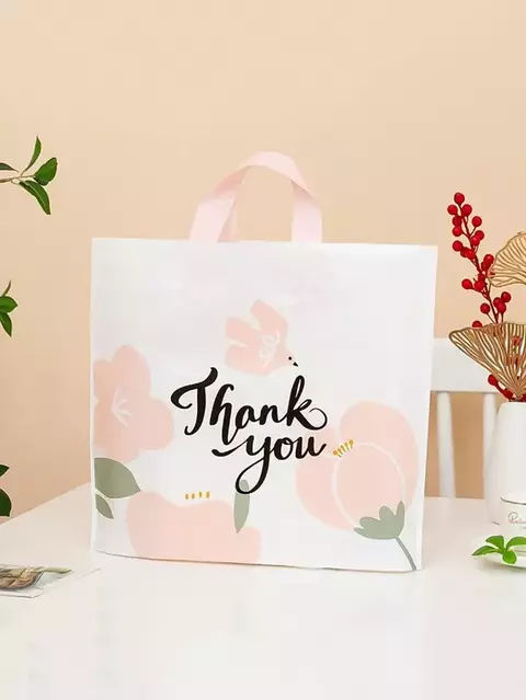 Bolsa con manija "thank you". Varias medidas. Precio por unidad. - comprar online