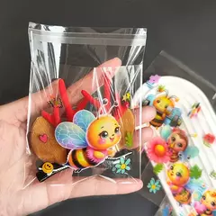 Bolsa opp "Abejita cute”. Pack por 10 unidades. - Capkelitos