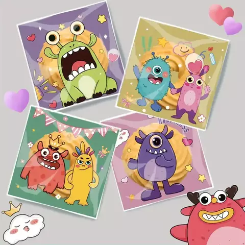 Bolsa opp "Amigos extraterrestres”. Pack por 10 unidades