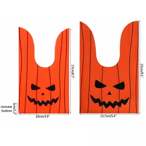 Bolsa cierre orejas "HALLOWEEN". Dos modelos. Pack por 10 unidades. en internet