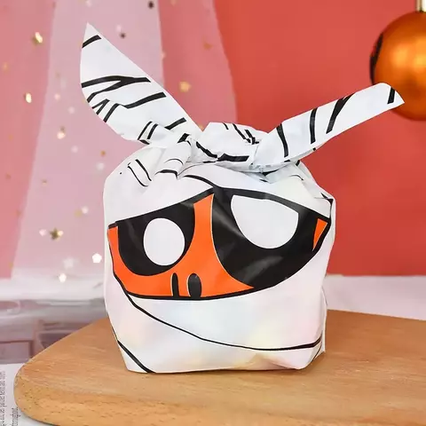 Bolsa cierre orejas "HALLOWEEN". Dos modelos. Pack por 10 unidades.