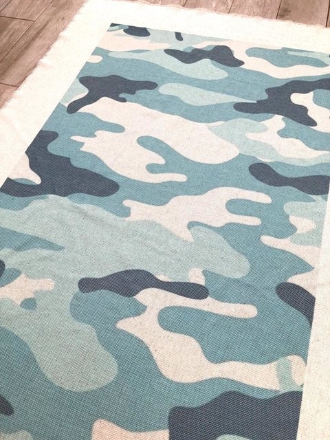 Alfombra Grande para Bordar | Diseño Cammo