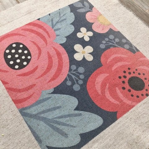 Género sublimado grande para bordar | Diseño Blue