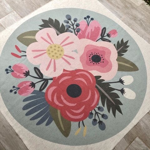 Alfombra Redonda para Bordar | Diseño Fresh