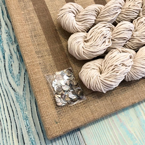 Kit de Bordado Marroquí diseño "Rayas" - para bordar con My Punch Needle #4