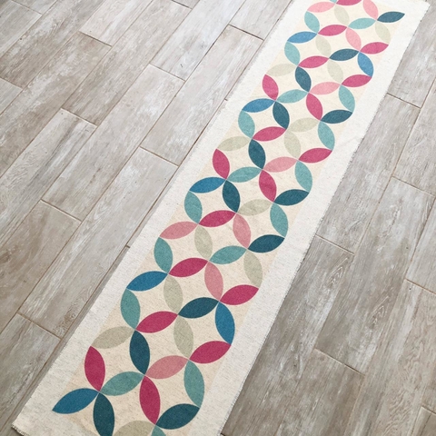 Pie de Cama sublimado para bordado Marroquí | Diseño Círculo Handira (copia) (copia) (copia) (copia)