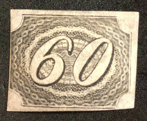 Brasil (006) Império numeral inclinado 60 réis tipo IIa N