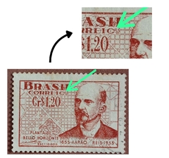 Variedades - Comemorativo (C-298A) CORREIC ao invés de CORREIO - Circulado.