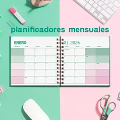 AGENDA SEMANAL 2026 CUADRADA FLORIBUNDA