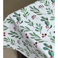 MANTEL ECOCUERO CEREZAS 1,40X3,00 MTS - comprar online