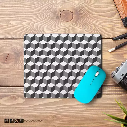 MOUSE PAD GEOMETRICO 3D - comprar online