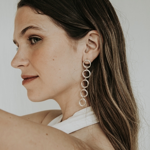 Aros Cleo Plata bañados