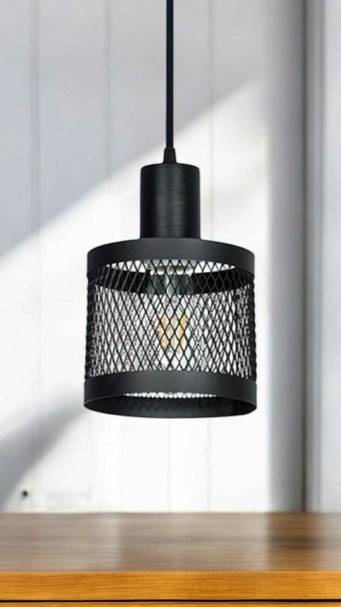 COLGANTE MALLA 15CM COLOR NEGRO