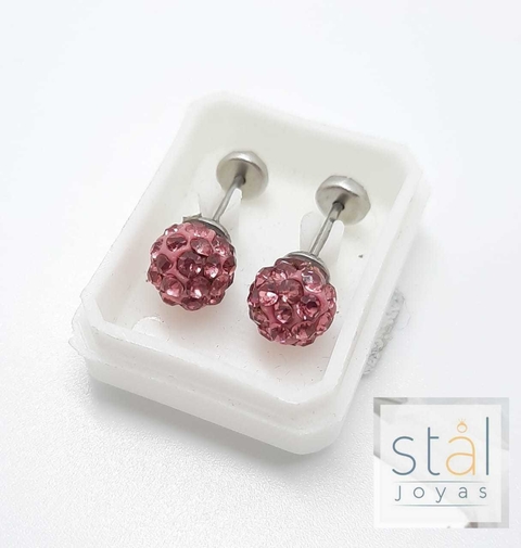 3322-40 ABRIDORES BOLA DE FUEGO 6MM FUCSIA