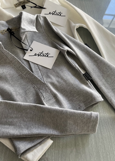 Camiseta Crop Cuello Chomba - comprar online