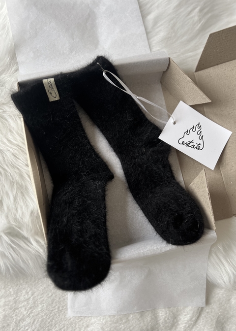 Socks Black Skin - medias de lana