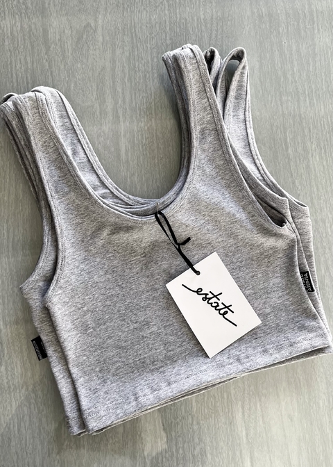 Basic Top Musculosa - algodón con lycra (4 colores)