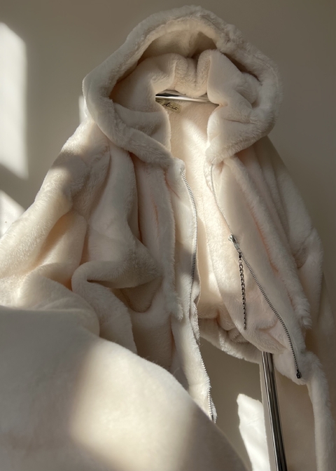 Campera Hoodie Crop Skin - comprar online