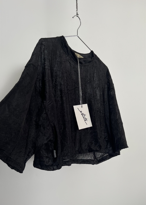 Crop Oversized Black