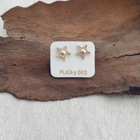 Aros de Plata 925 - Mini Estrella