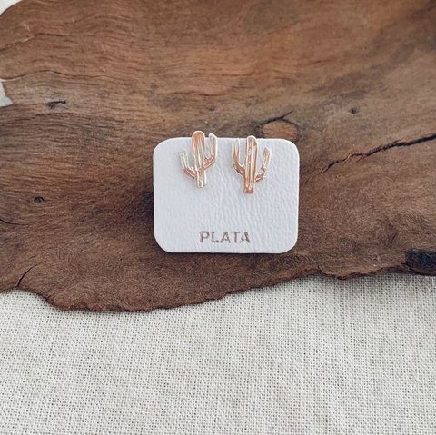 Aros de Plata 925 - Mini Cactus