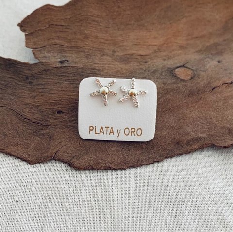 Aros de Plata 925 - Mini Estrella de Mar