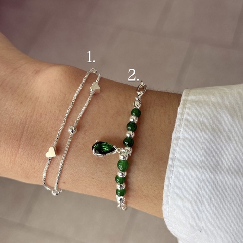Pulsera acero blanco