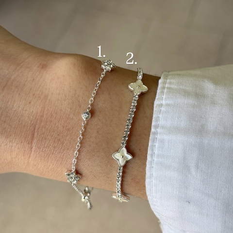 Pulsera acero blanco