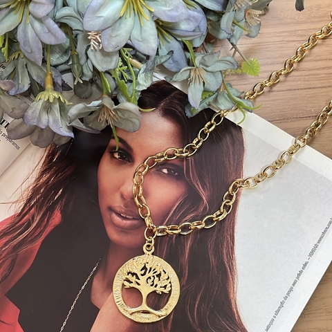 c0049 - colar folheado