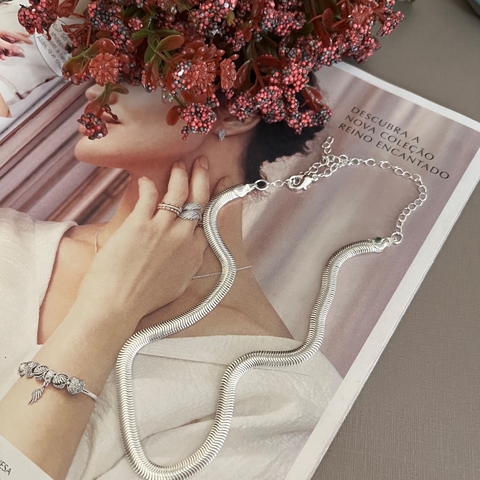 ch0011 - chocker maleável folheada (6 mm)