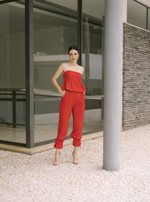 CALÇA MAYA VERMELHA