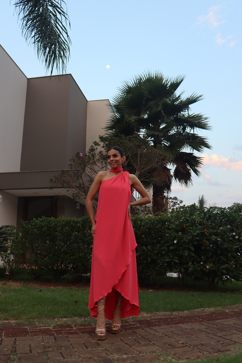 VESTIDO AFRODITE ROSA GOIABA