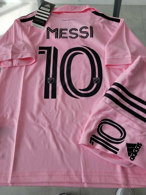 Kit Niño Camiseta + Short Inter Miami Rosa Messi #10 2023 2024