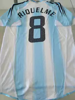 Camiseta adidas Retro Argentina Titular Riquelme 8 2005