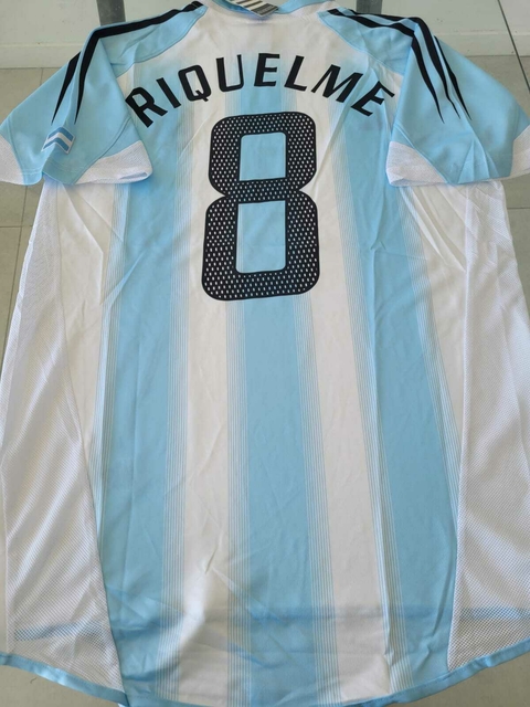 Camiseta adidas Retro Argentina Titular Riquelme 8 2005