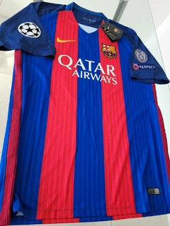 Camiseta Nike Barcelona Retro Messi 2016 2017 #RODAINDUMENTARIA - Roda Indumentaria