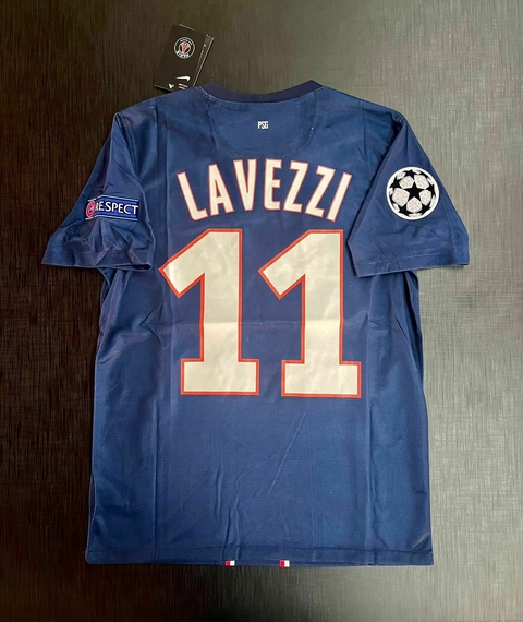 Camiseta Nike Retro PSG Titular Lavezzi 11 2012 2013