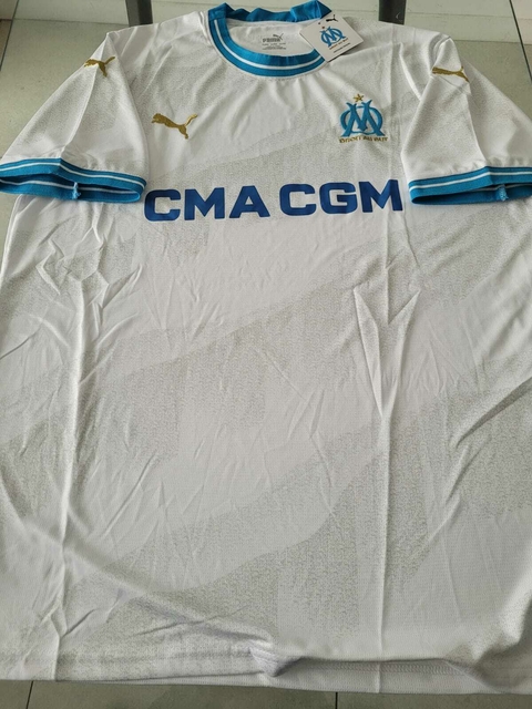 Camiseta Puma Olympique de Marsella Titular Blanca 2023 2024 #SALE