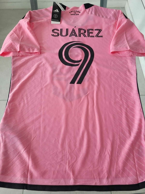 Camiseta Adidas Inter Miami HeatRdy Titular Suarez 9 2024 2025 Match