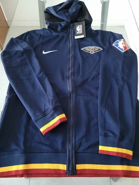 Campera Nike New Orleans Pelicans NBA Azul 2023 2024 Entrenamiento
