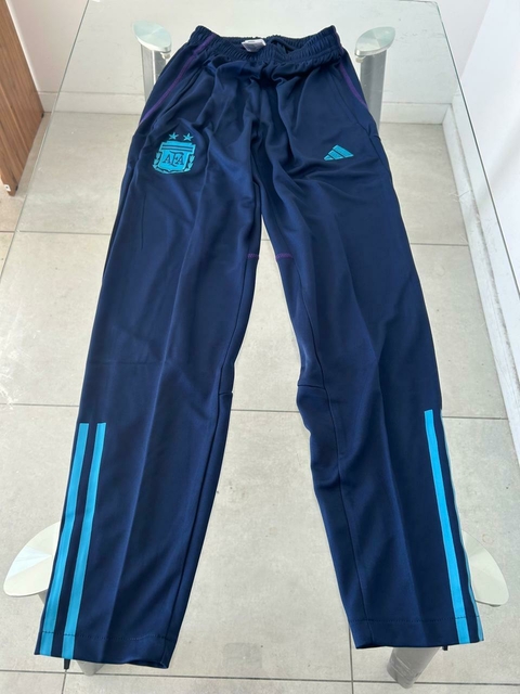 Pantalon Chupin Adidas Argentina Azul 2022 Entrenamiento