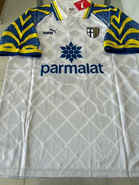 Camiseta Puma Retro Parma Blanca #10 Gianfranco Zola 1995 1997