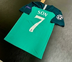 Camiseta Nike Retro Tottenham Suplente Verde Son 7 2018 2019 - tienda online