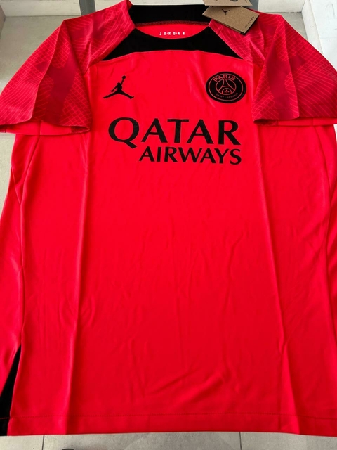 Camiseta Nike Jordan PSG Entrenamiento Roja 2024 2025 #SALE
